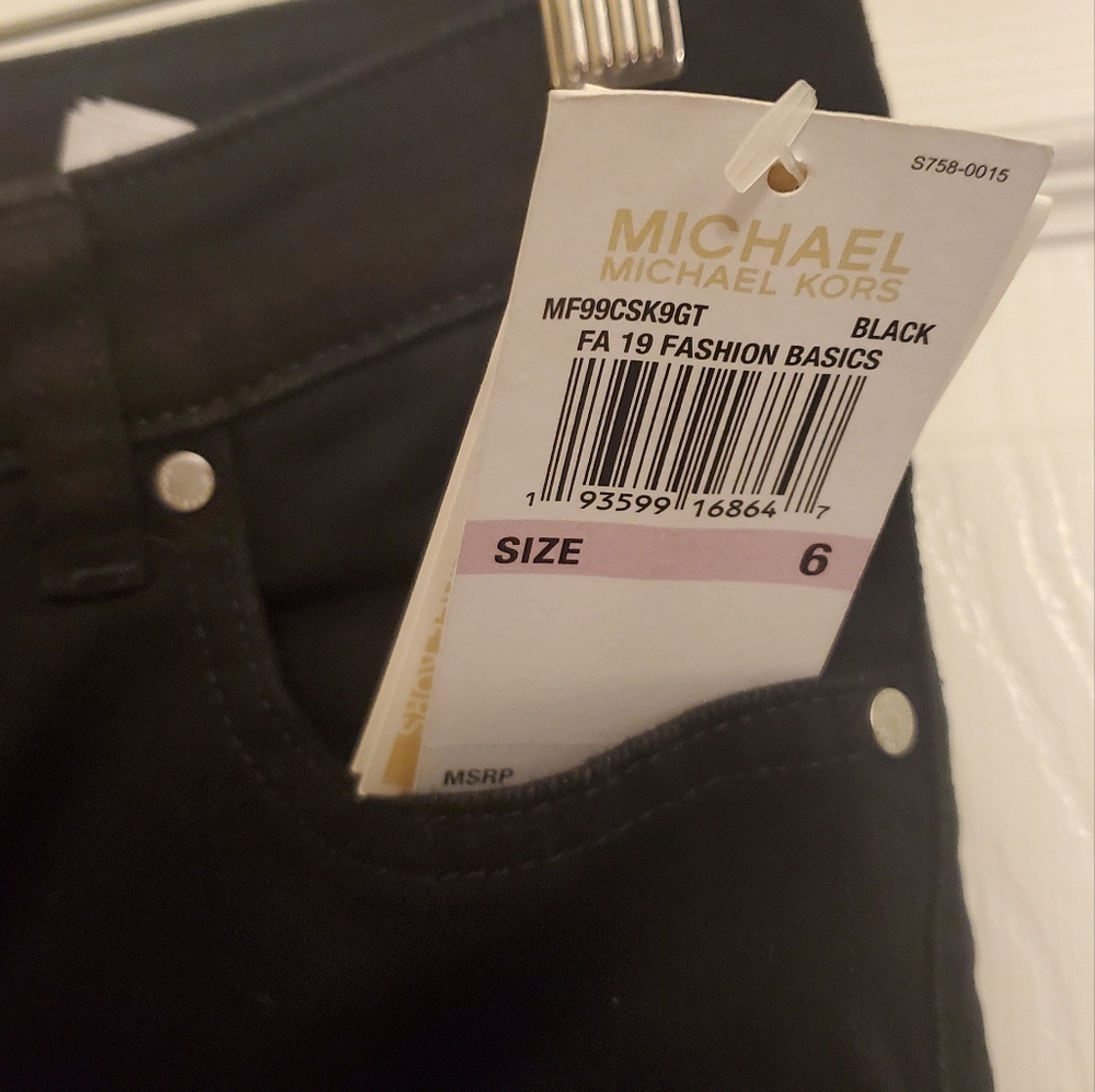SOLD. New Michael Kors Black Jeans
